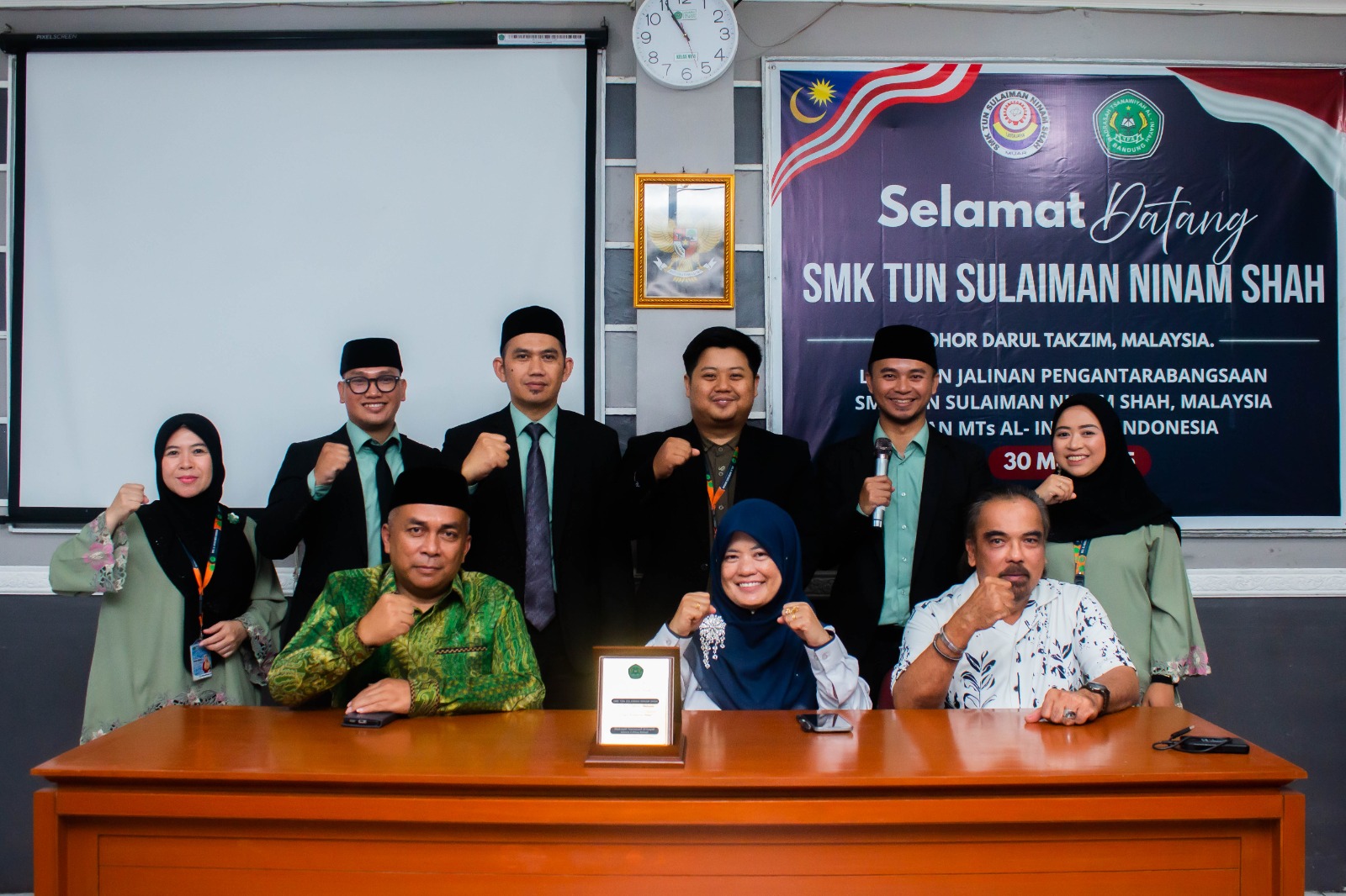 Lawatan Jalinan Pengantarabangsaan SMK Tun Sulaiman Ninam Shah Johor Darul Takzim dengan MTs. Al-Inayah