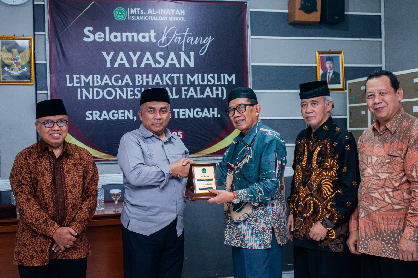 Kunjungan Yayasan Lembaga Bhakti Muslim Indonesia (Al-Falah) Sragen, Jawa Tengah