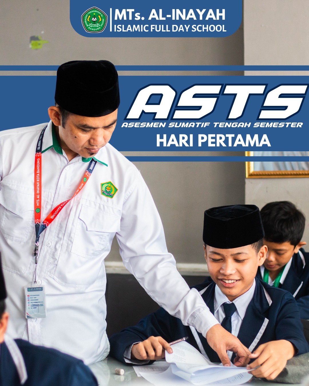 Pelaksanaan Asesmen Sumatif Tengah Semester Ganjil Tahun Ajaran 2025/2026 MTs Al-Inayah Kota Bandung
