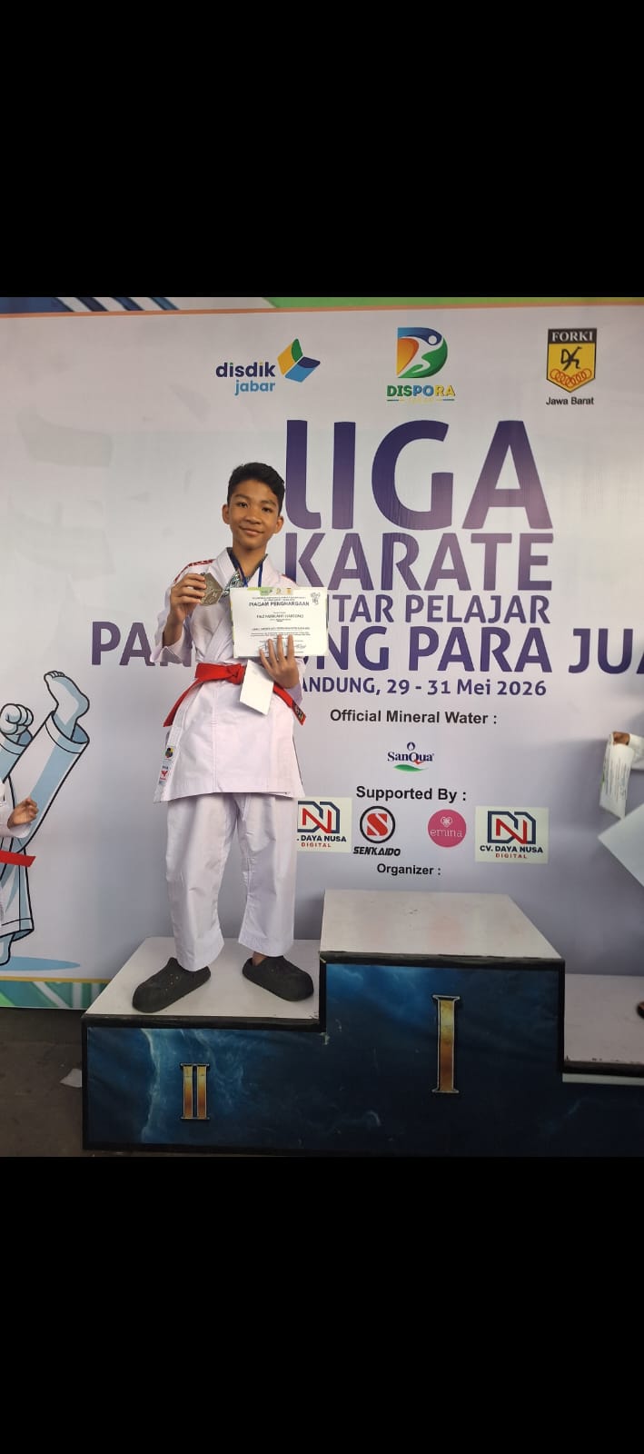Alhamdulillah Peserta Didik MTs Al Inayah Kota Bandung Kembali Mengukir Prestasi Pada Kegiatan Liga Karate Antar Pelajar Se-Jawa Barat